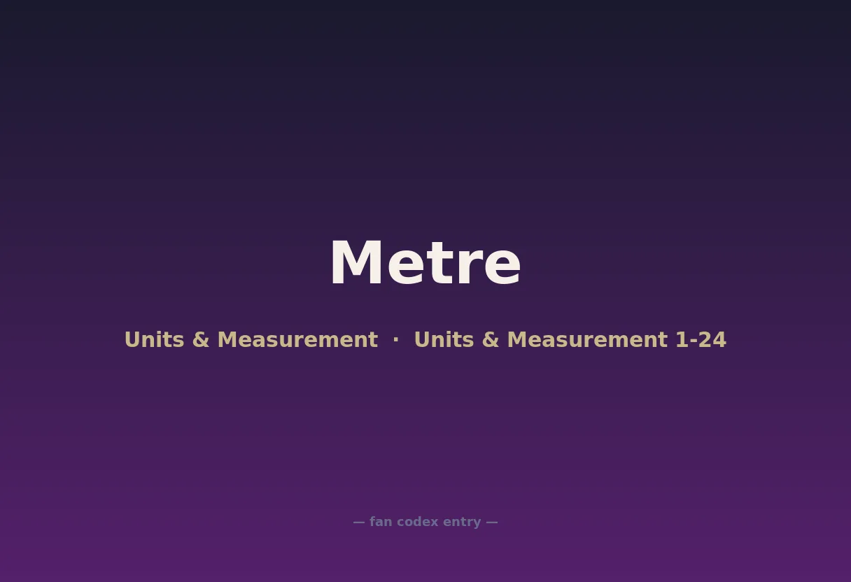 Metre