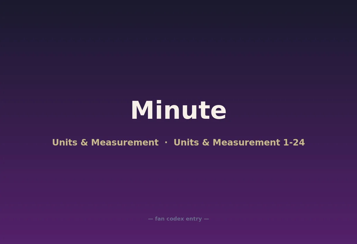 Minute