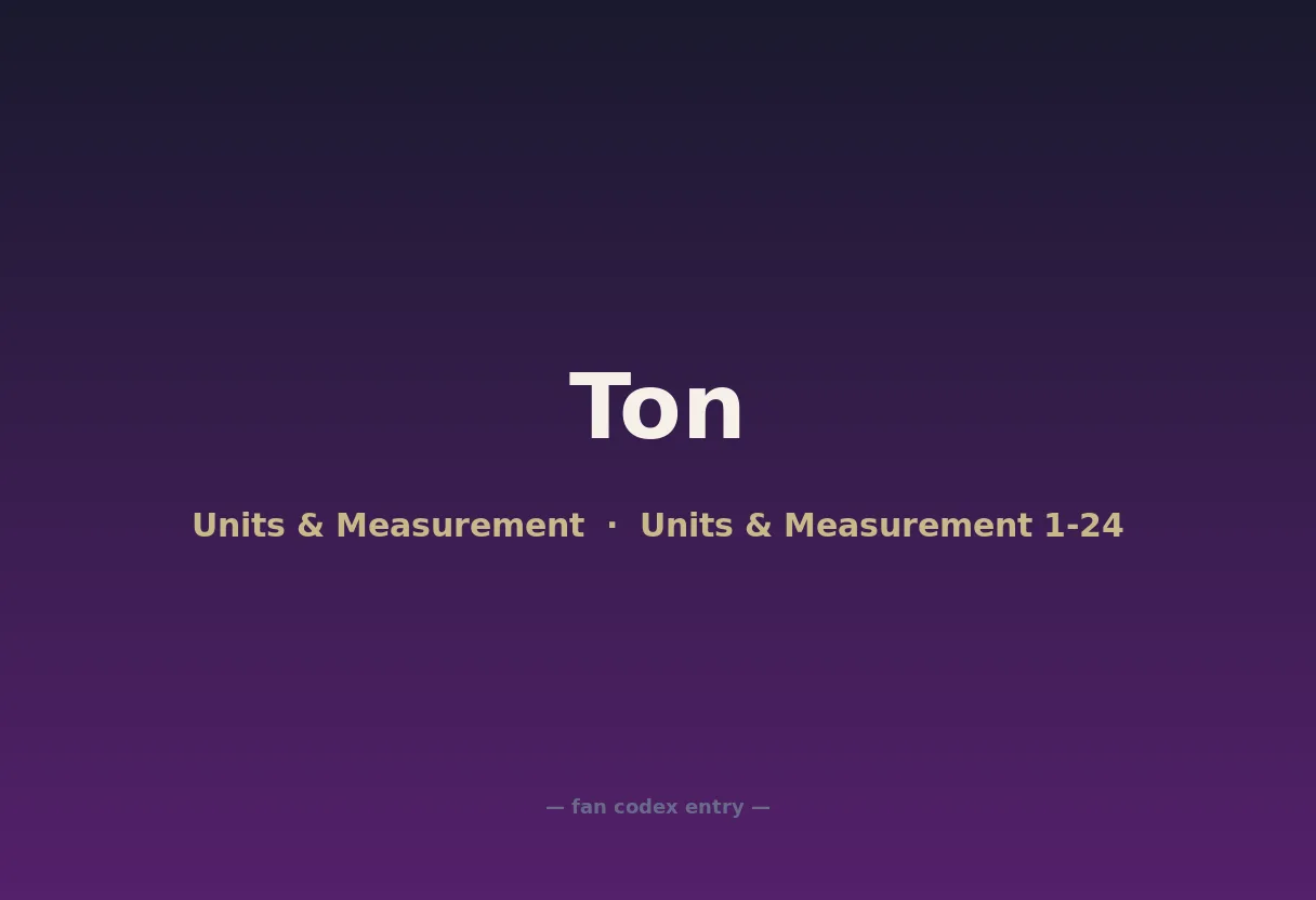 Ton