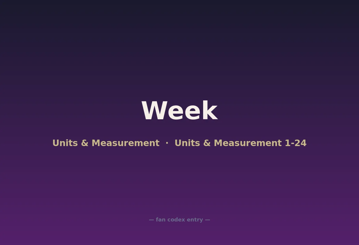 Week
